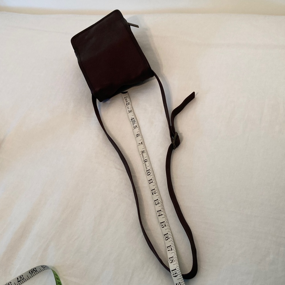 Romag Crossbody Brown buttery Leather Bag - Picture 17 of 17